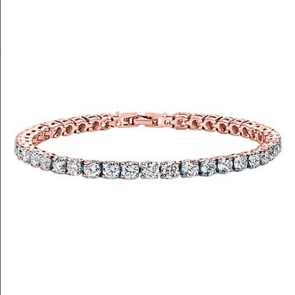 Jewelry - Rose Gold Cubic Zirconia Tennis Bracelet
